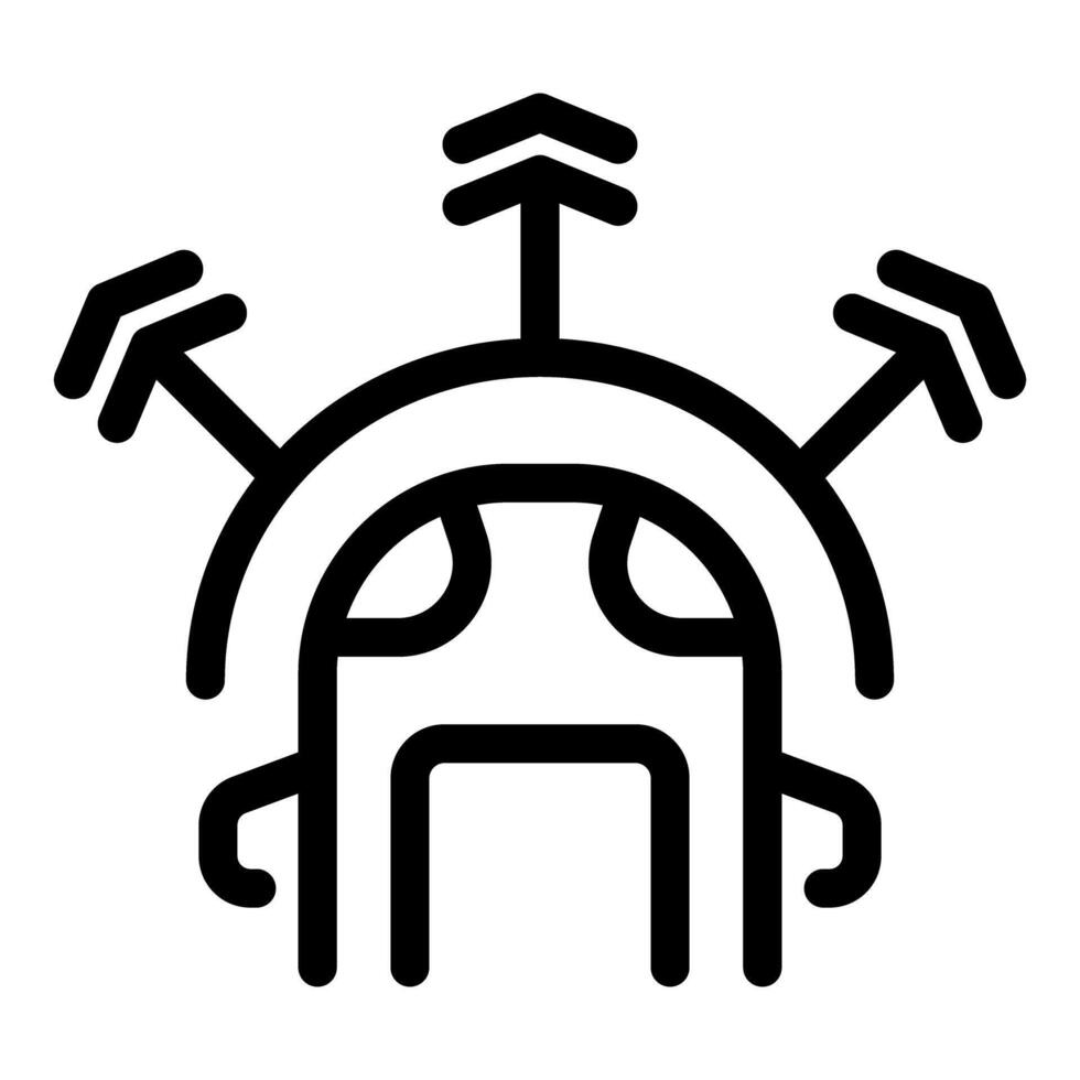 Smart farm greenhouse growing system icon vector