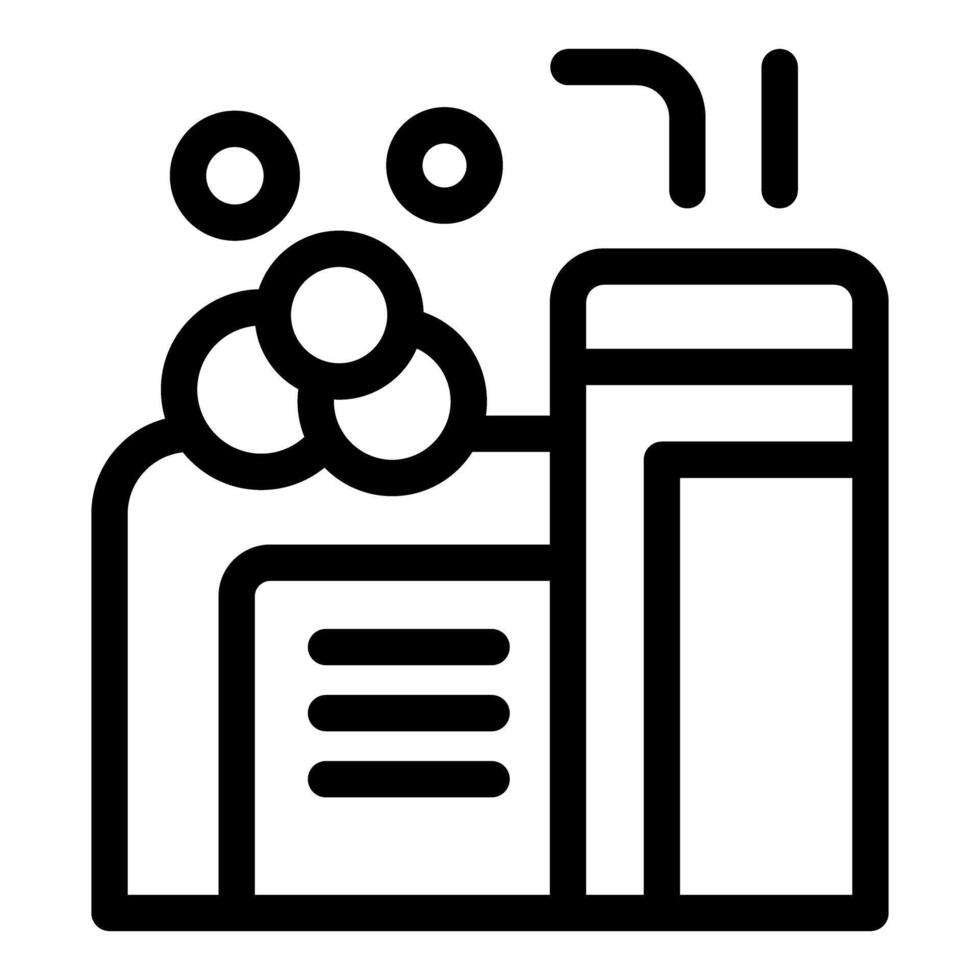 Coffee machine making fresh brewed coffee icon vector