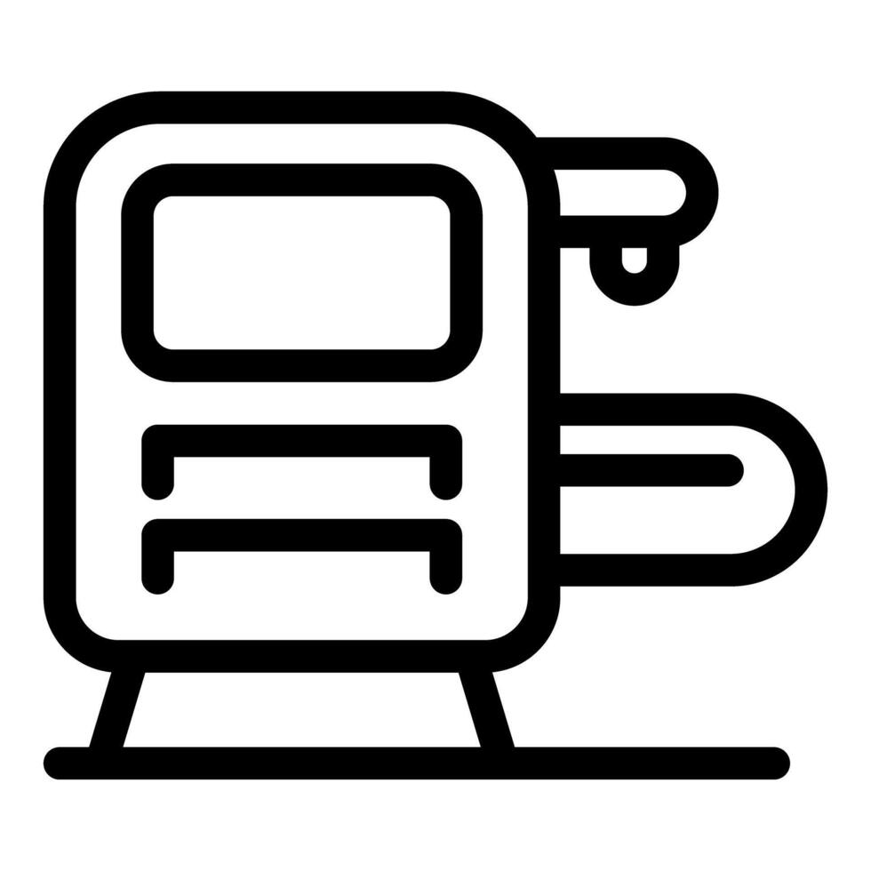 Coffee machine making fresh hot coffee beverage with steam vector