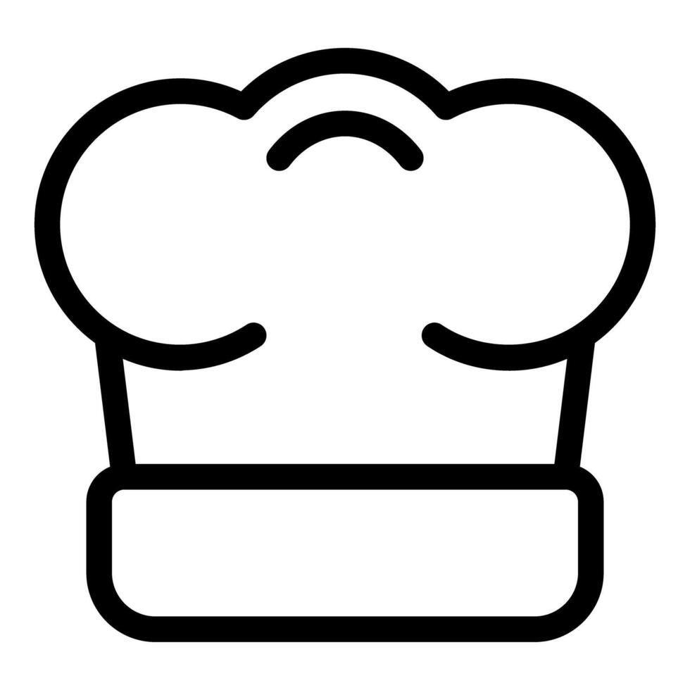 Traditional chef toque hat symbolizing culinary expertise vector