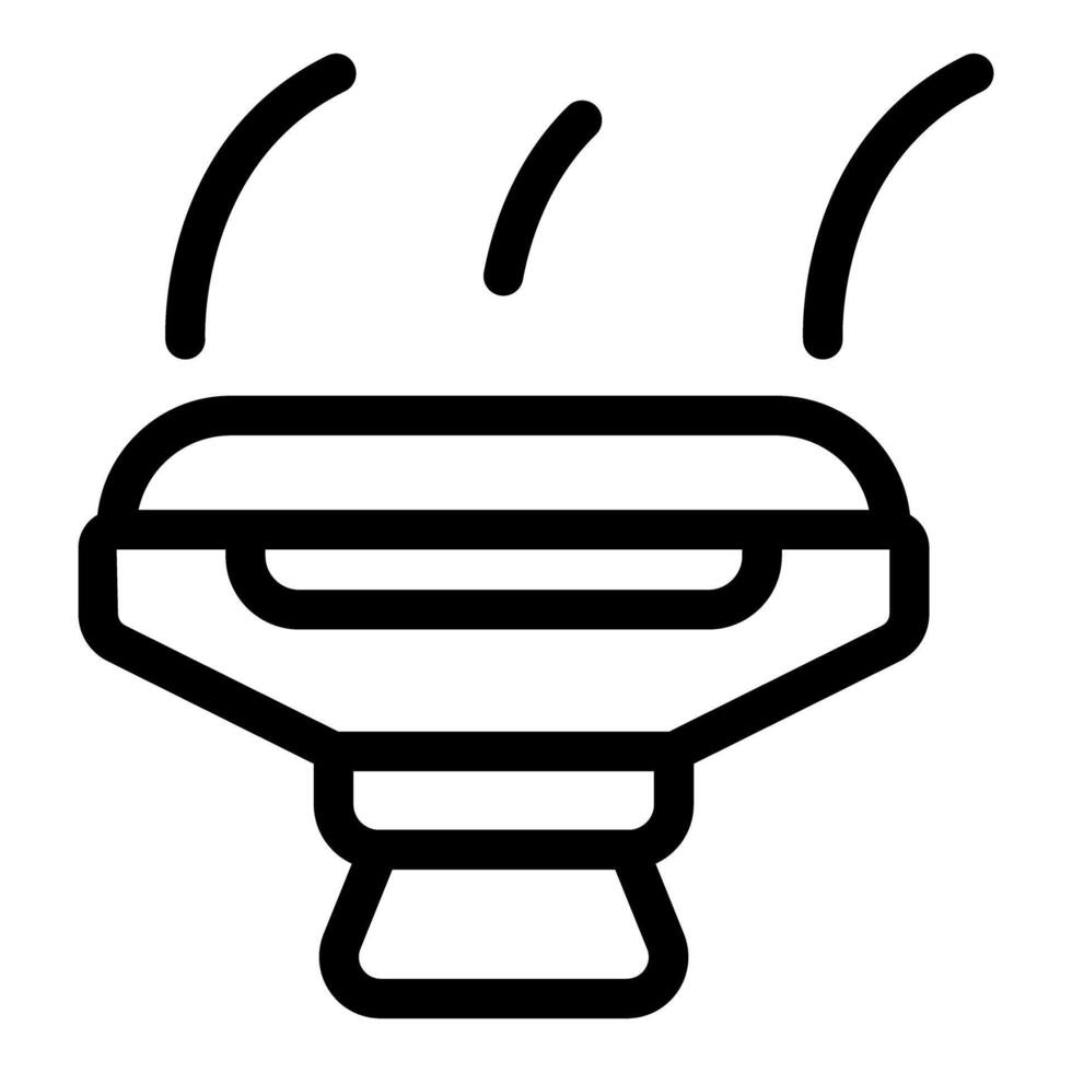 Air humidifier increasing humidity level icon vector