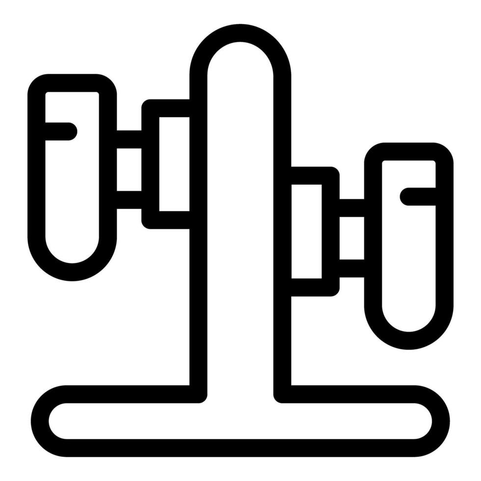Icon of a dual shock absorber system for vehicles and motorcycles vector