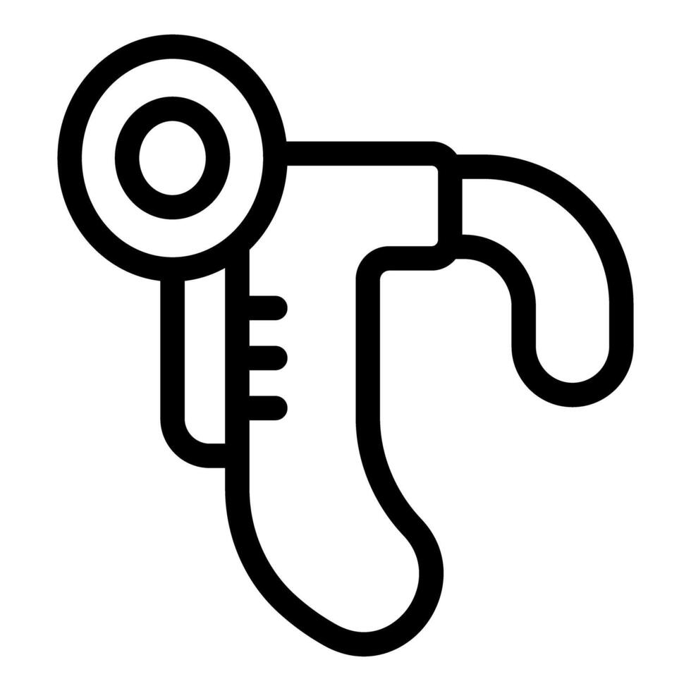 Icon of an angle grinder power tool cutting vector