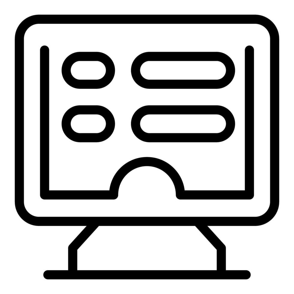 Interactive whiteboard displaying a checklist for efficient task management vector