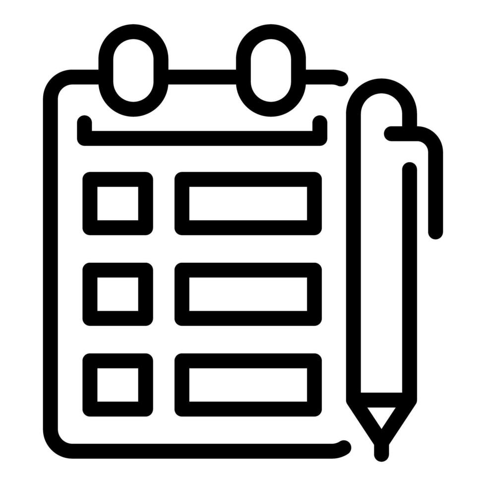 Businessman holding pen taking notes on clipboard with checklist and making business strategy vector