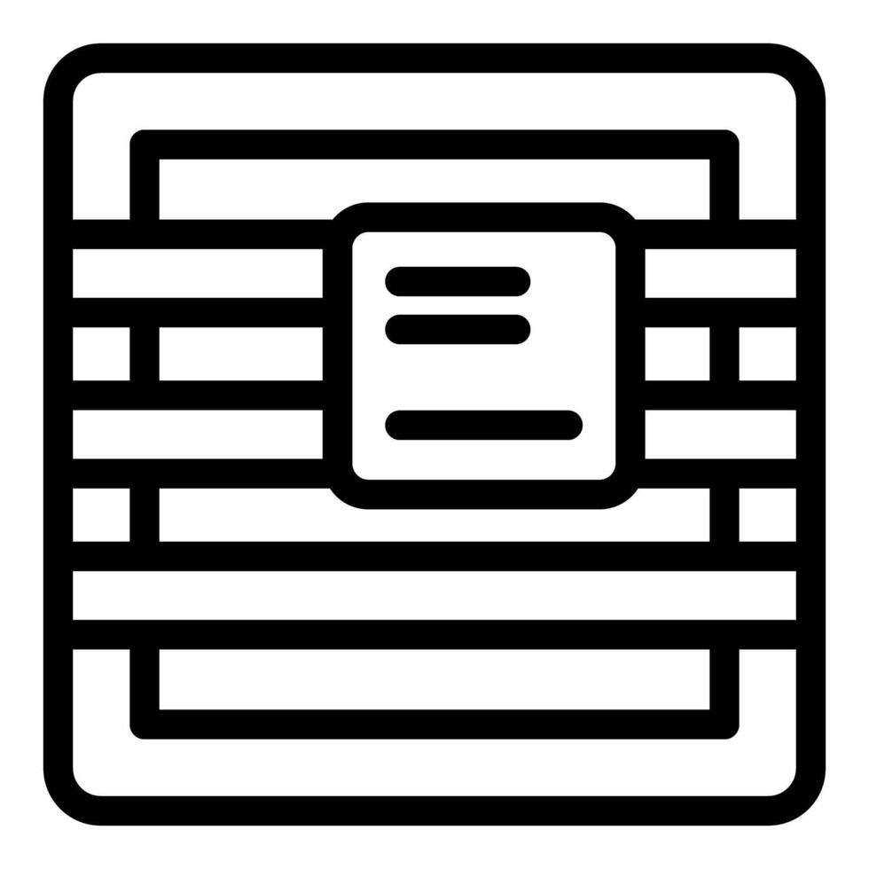 Data center server room icon showing network connection vector
