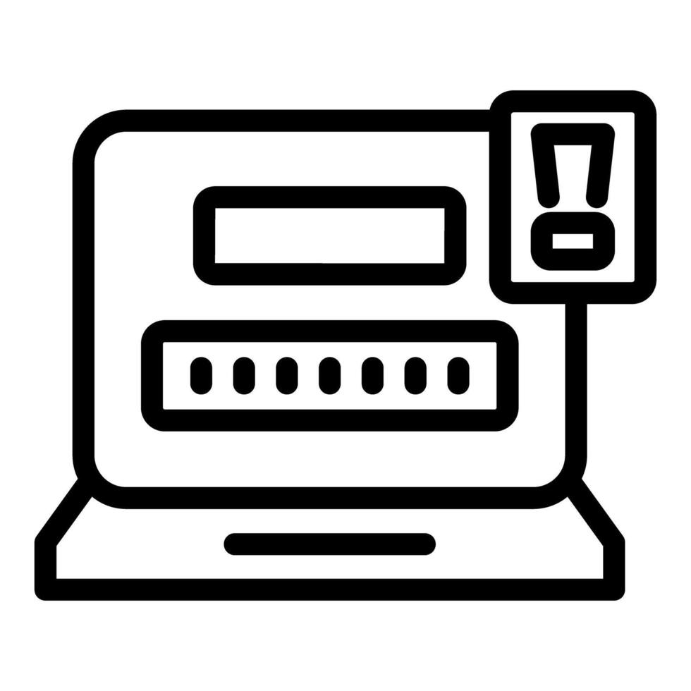 Online security alert on laptop with password field showing potential risk vector