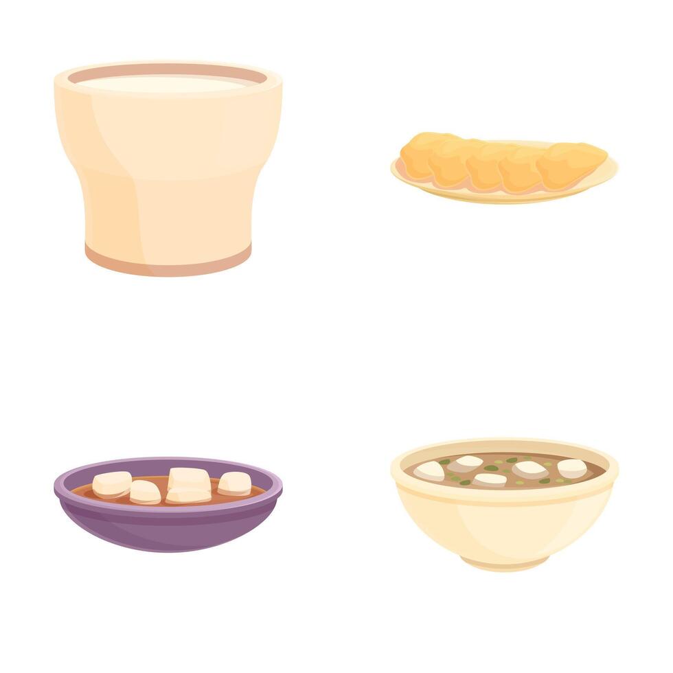 Assorted culinary illustrations set vector
