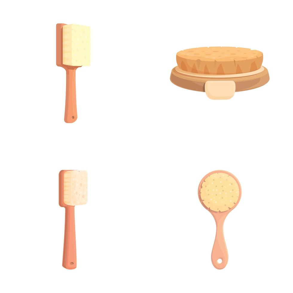 Assorted butter and bread spreaders set vector