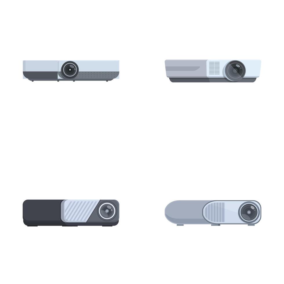 set of various projector designs 47053404 Vector Art at Vecteezy