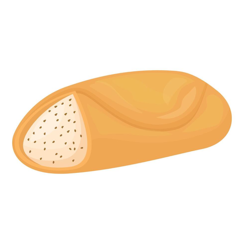 Freshly baked pastry with sesame seeds waiting to be eaten vector