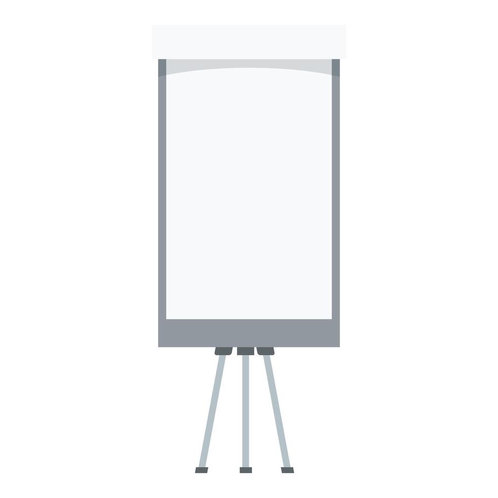 Blank projection screen displaying for business presentation vector