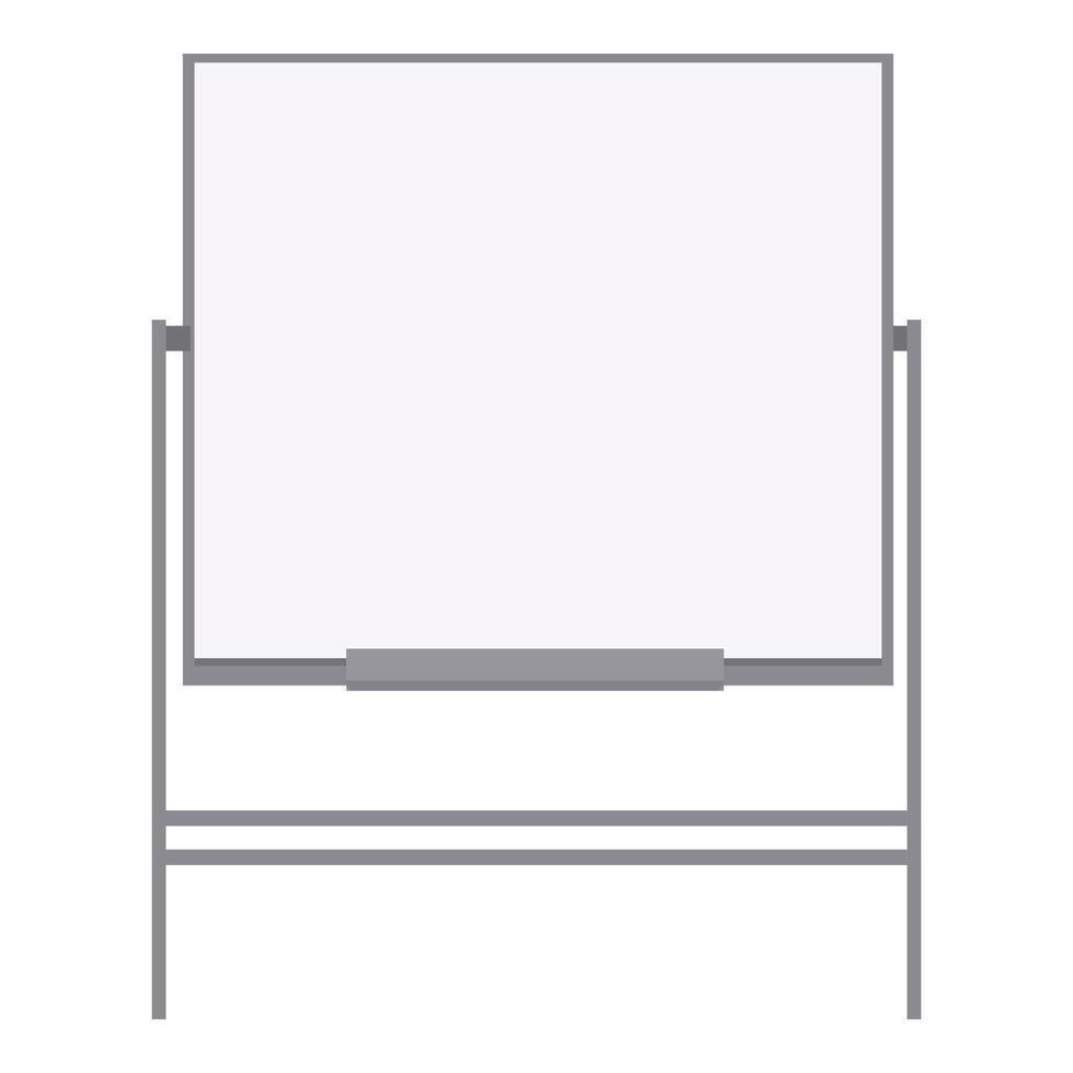 Empty whiteboard with marker pen is waiting for new ideas vector