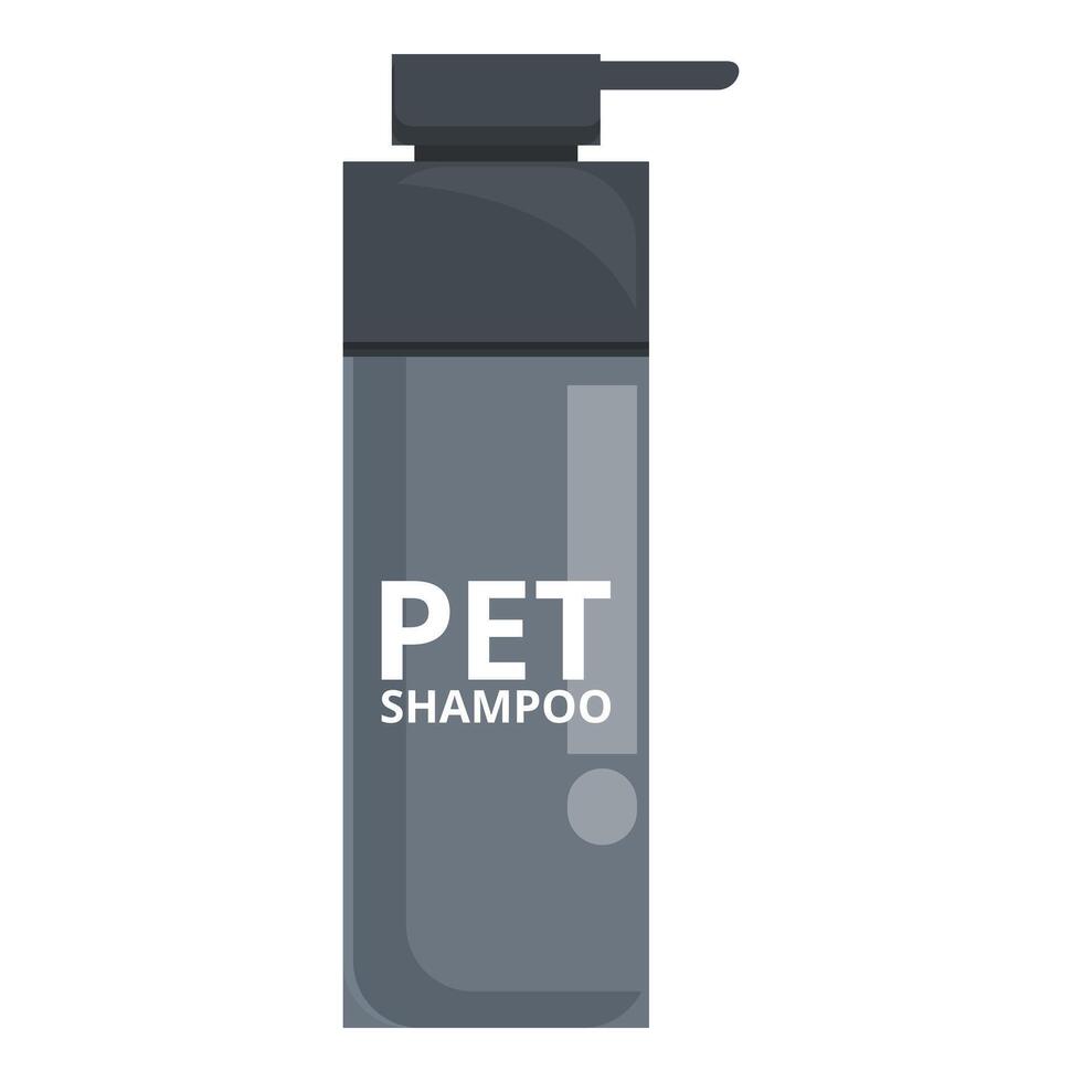 Pet shampoo bottle isolated on white background vector