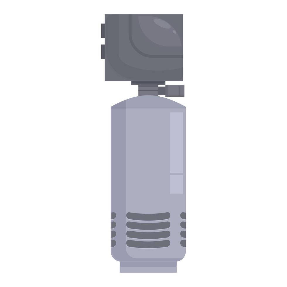 Water filter system purifying tap water for drinking vector