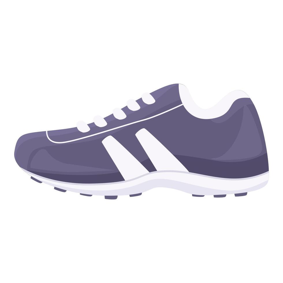 Modern purple sneaker for running and training vector