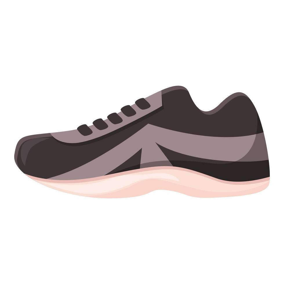 Modern running shoe for active lifestyle and sports vector