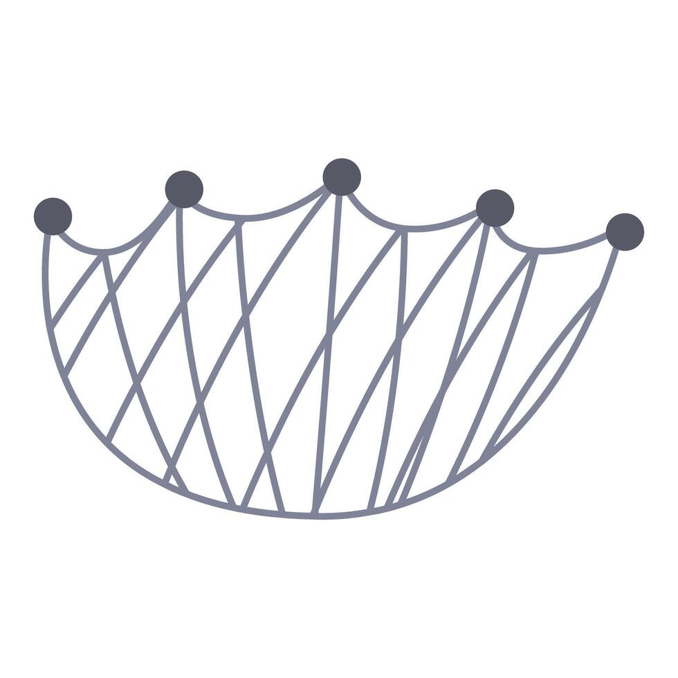 Minimalist crown icon representing leading concept vector
