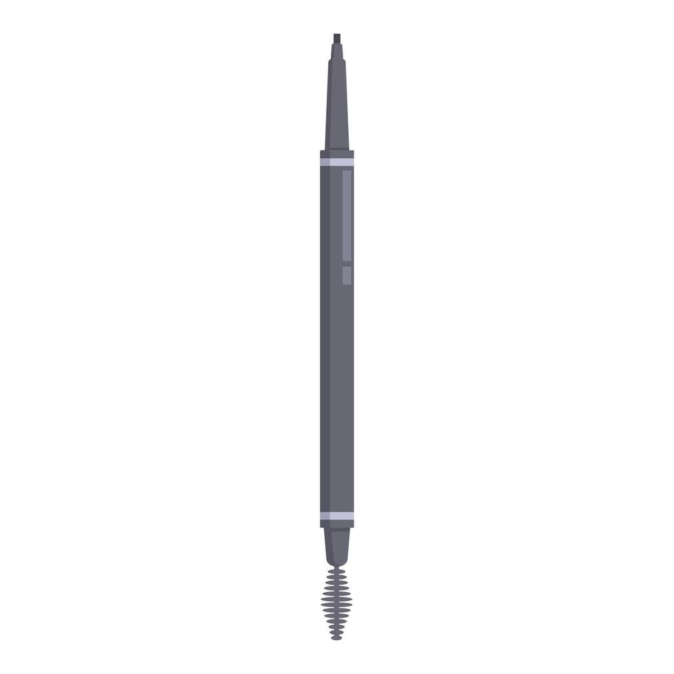 Eyebrow pencil with brush for perfect brow styling vector