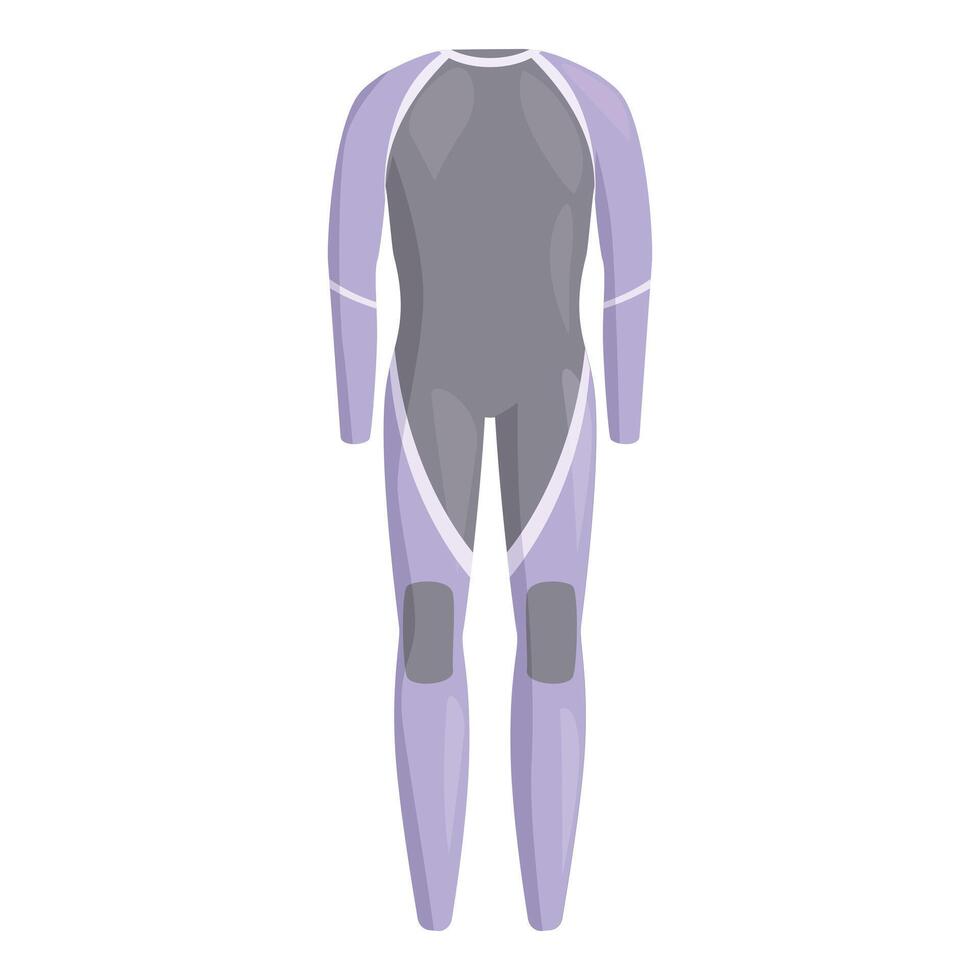 Professional diving suit protecting body while exploring underwater world vector