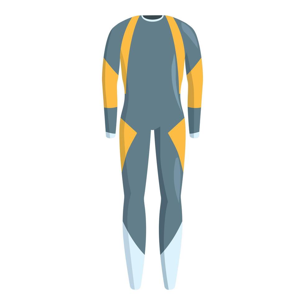 Professional winter sports suit for skiing and snowboarding vector