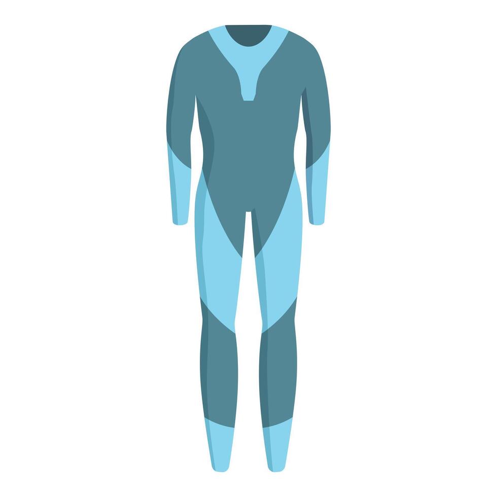 Professional diving suit protecting body while exploring underwater world vector