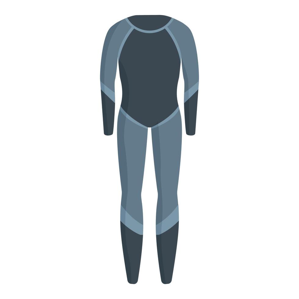Professional diving suit for exploring the depths of the ocean vector