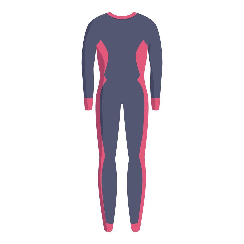 Diving suit keeping you warm while exploring the ocean depths vector