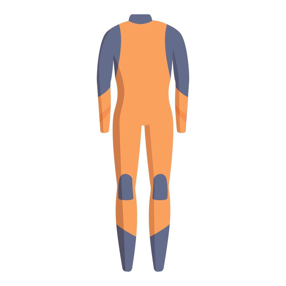 Professional diving suit for deep sea exploration and watersports vector