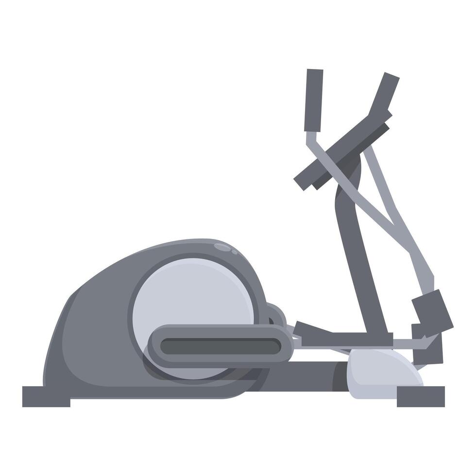 Stationary exercise bike providing full body cardio workout vector