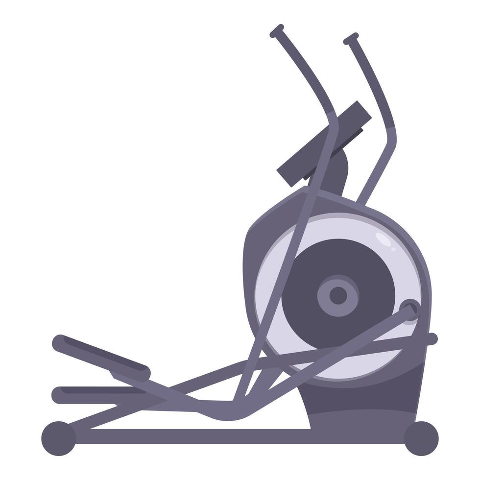 Elliptical trainer providing full body workout at home vector