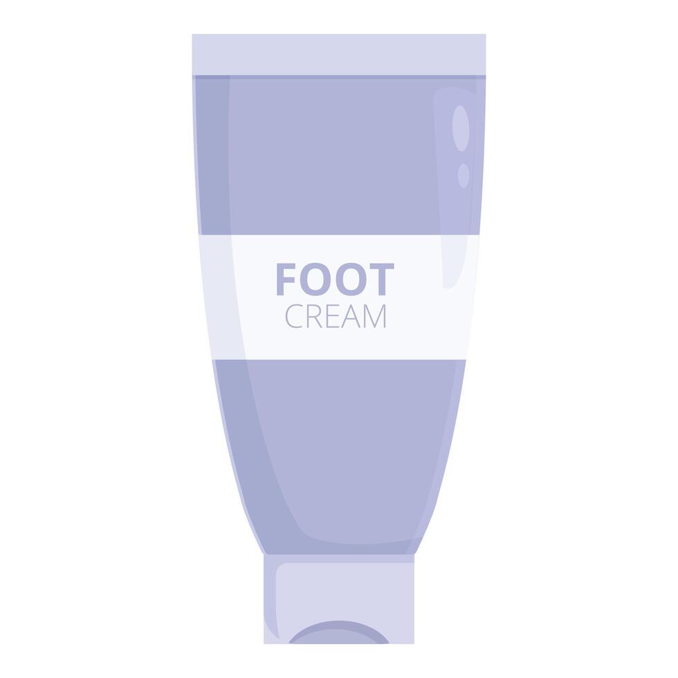 Plastic tube of foot cream providing moisture vector