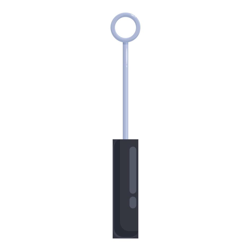 Metal detector beeping detecting treasure hunting vector