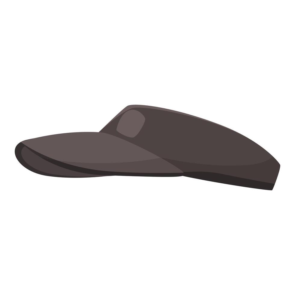 Gray baseball cap lying on a white background vector