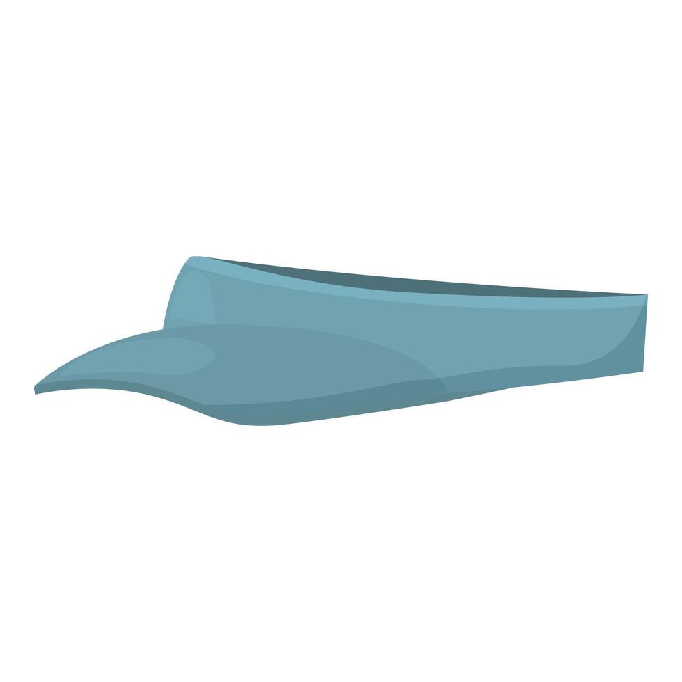 Sun visor protecting from sunlight vector