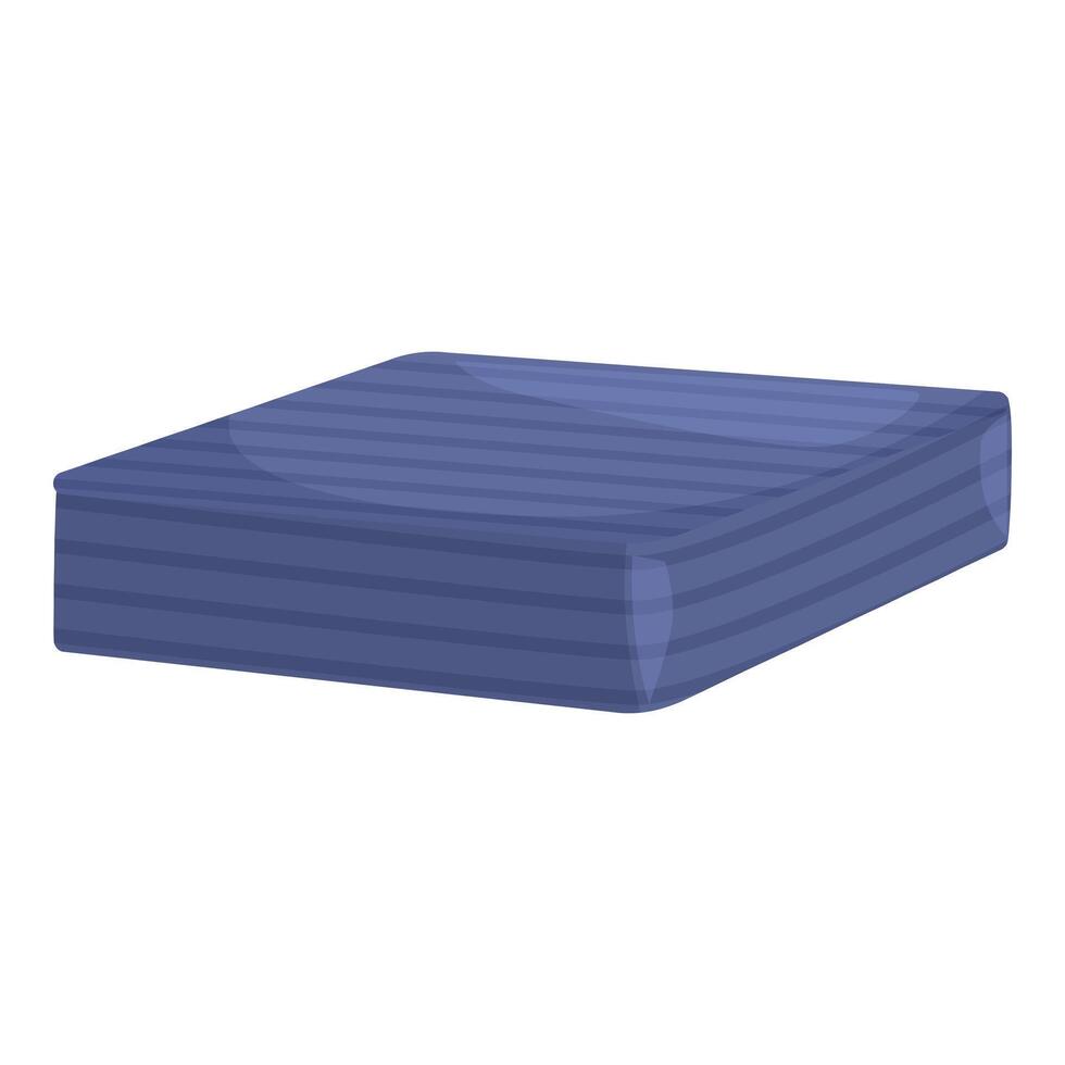Orthopedic mattress pad offering comfortable night sleep vector