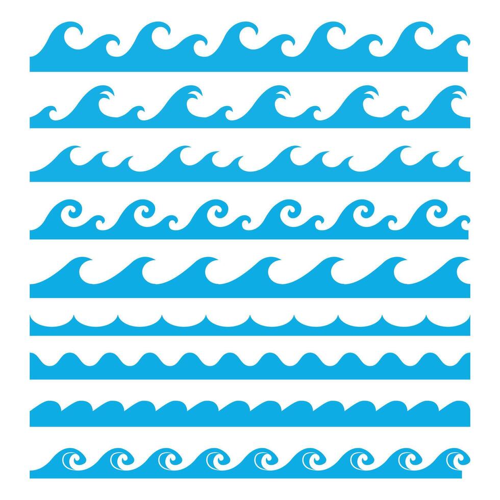 water wave bundles vector