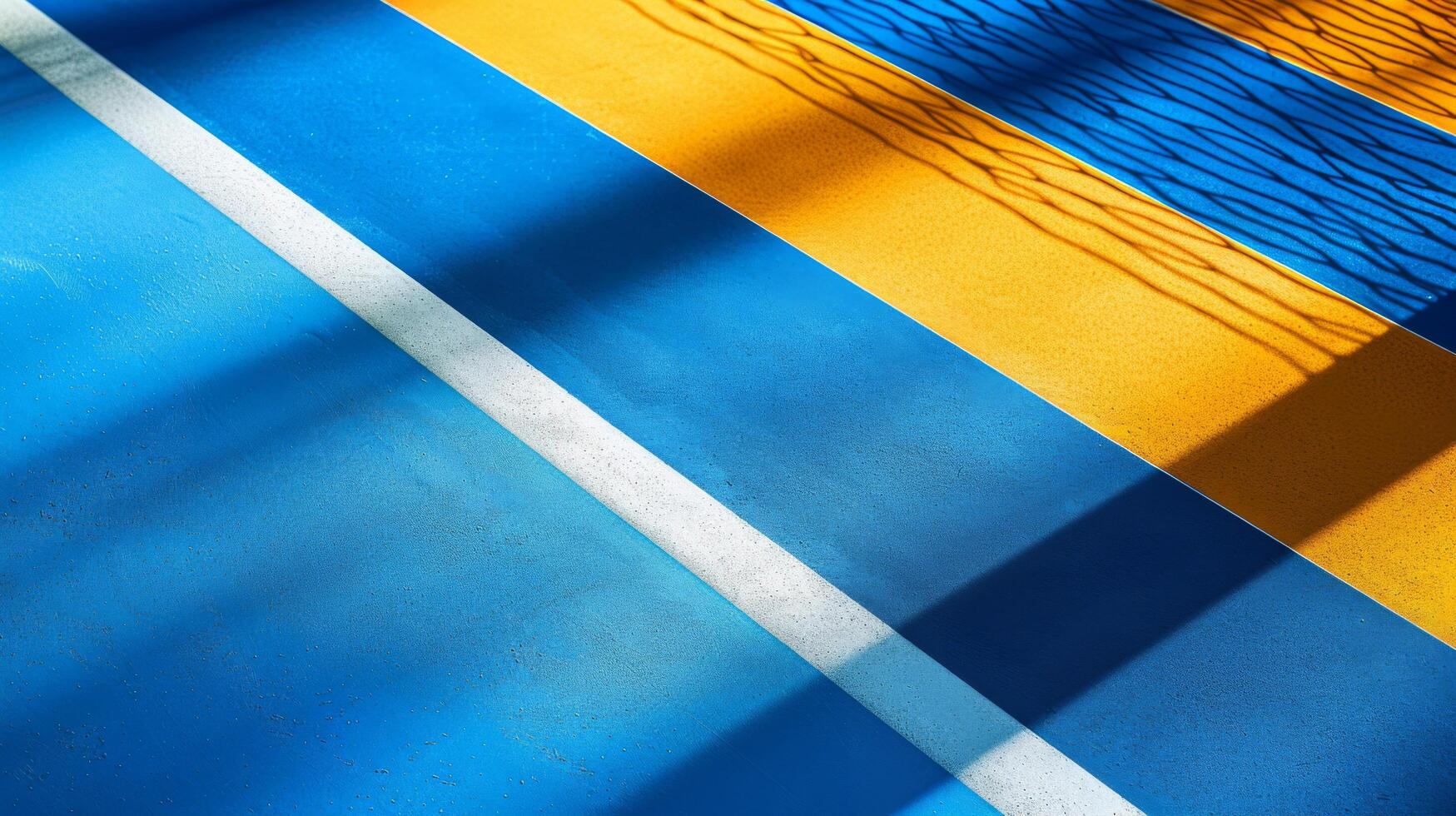 Tennis Court Painting Against Sky photo