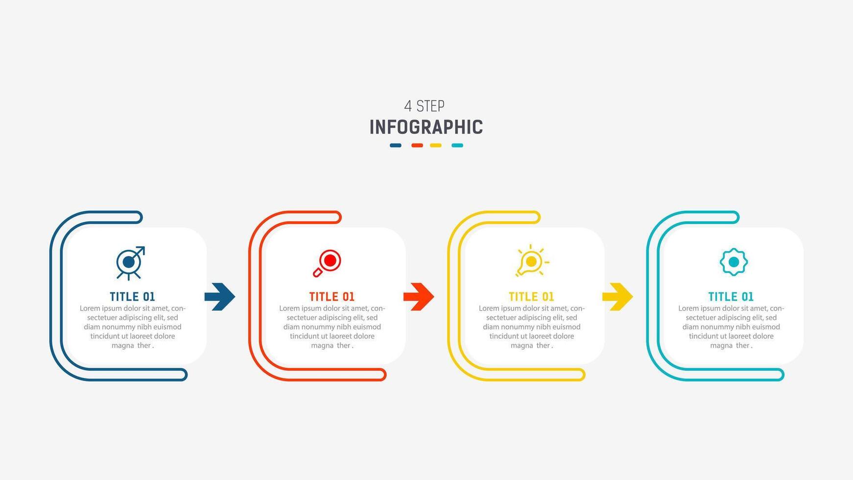Three Step Infographic label design template with line icons. process steps diagram, presentations, workflow layout, banner, flow chart, info graph illustration. vector