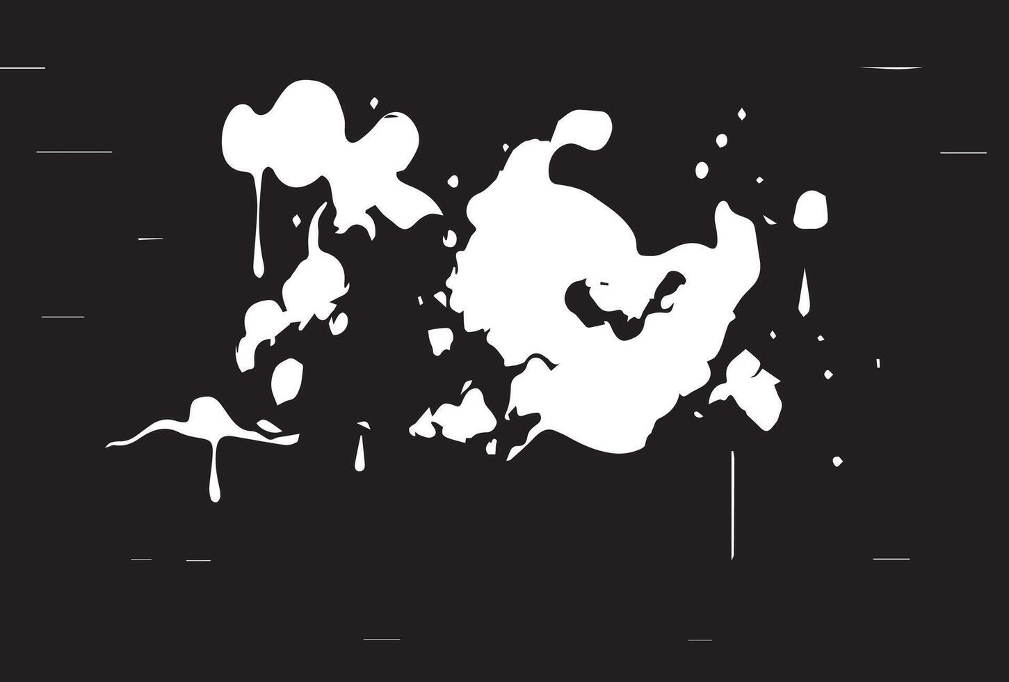 Acrylic in water. Ink blot. Abstract background. vector