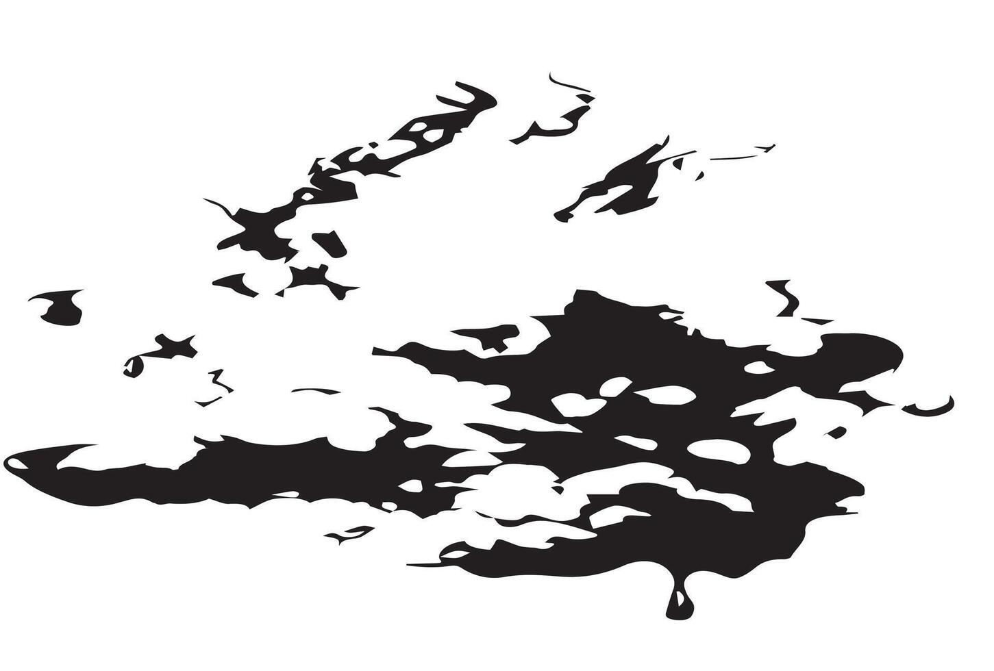 Acrylic in water. Ink blot. Abstract background. vector