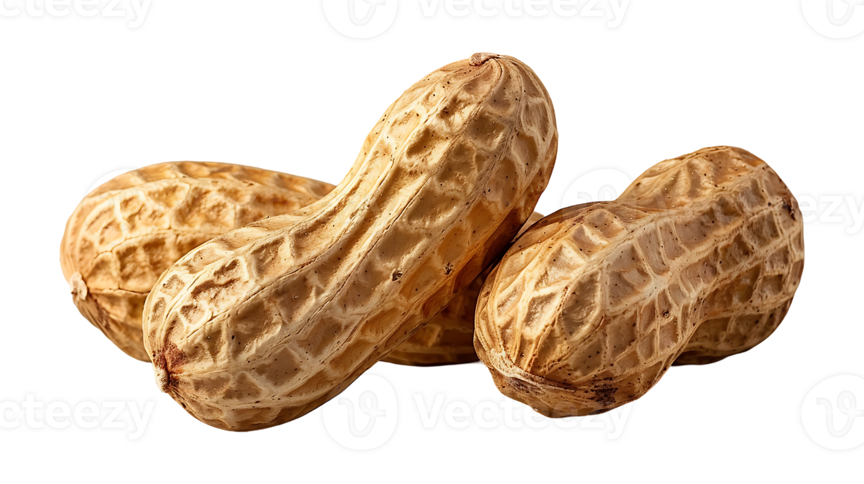 Fresh peanuts on a transparent background png