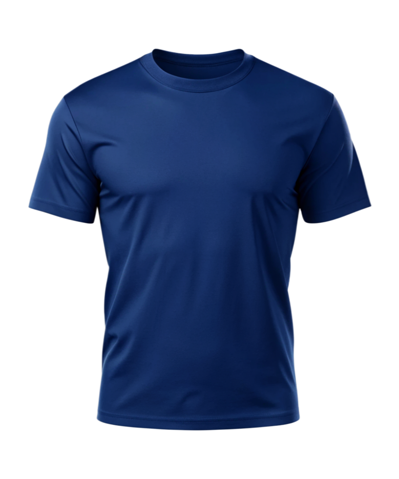 A Navy Blue T-Shirt Mockup png