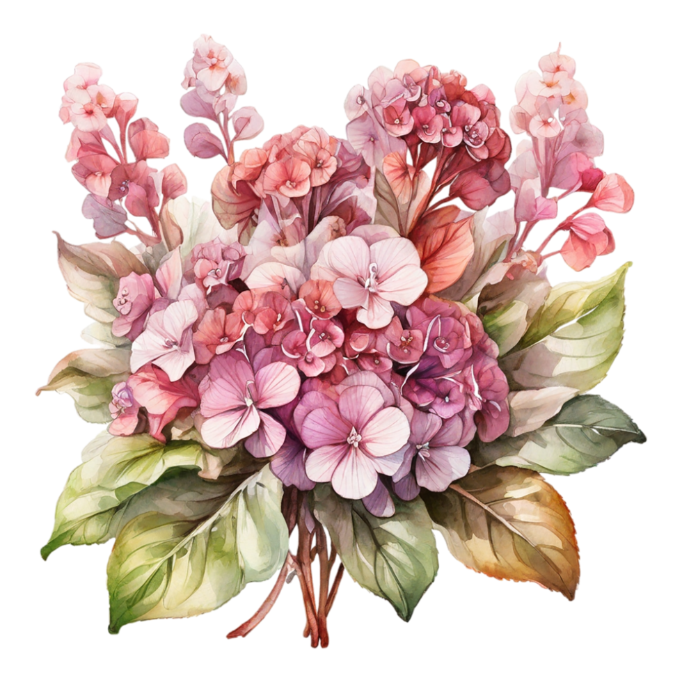 Watercolor Flower Bouquet png