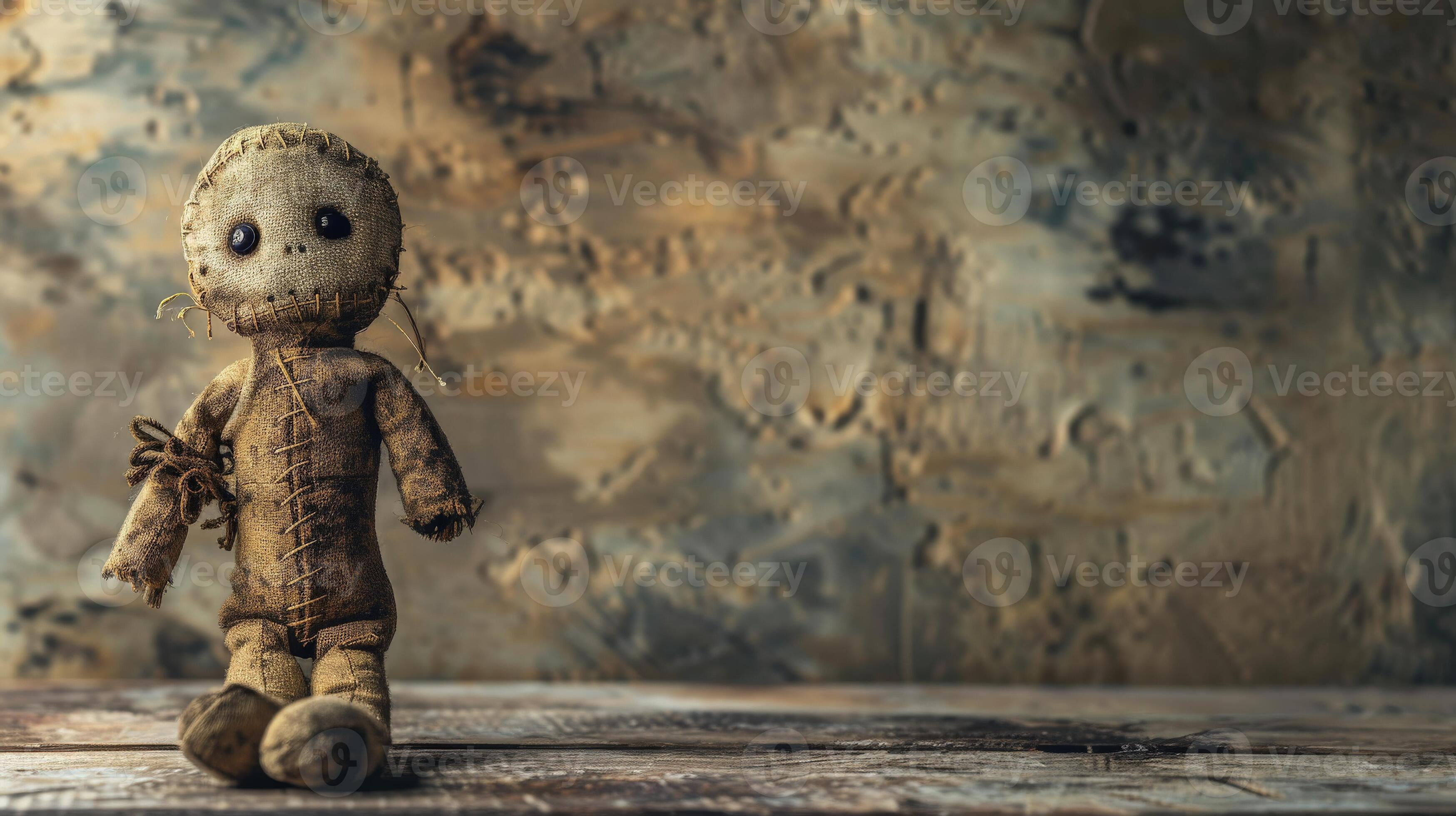 Voodoo doll mockup with empty head and stitched details 47065210 Stock Photo at Vecteezy
