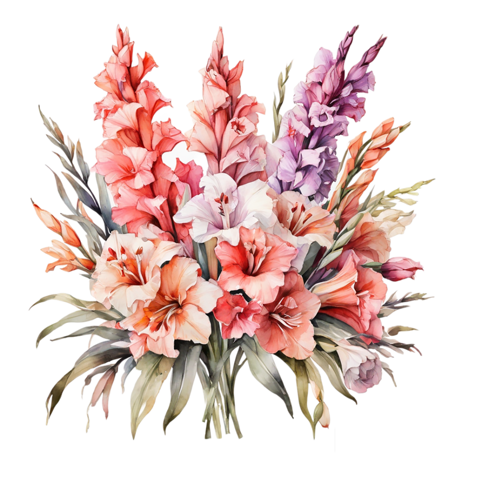 Watercolor Flower Bouquet png