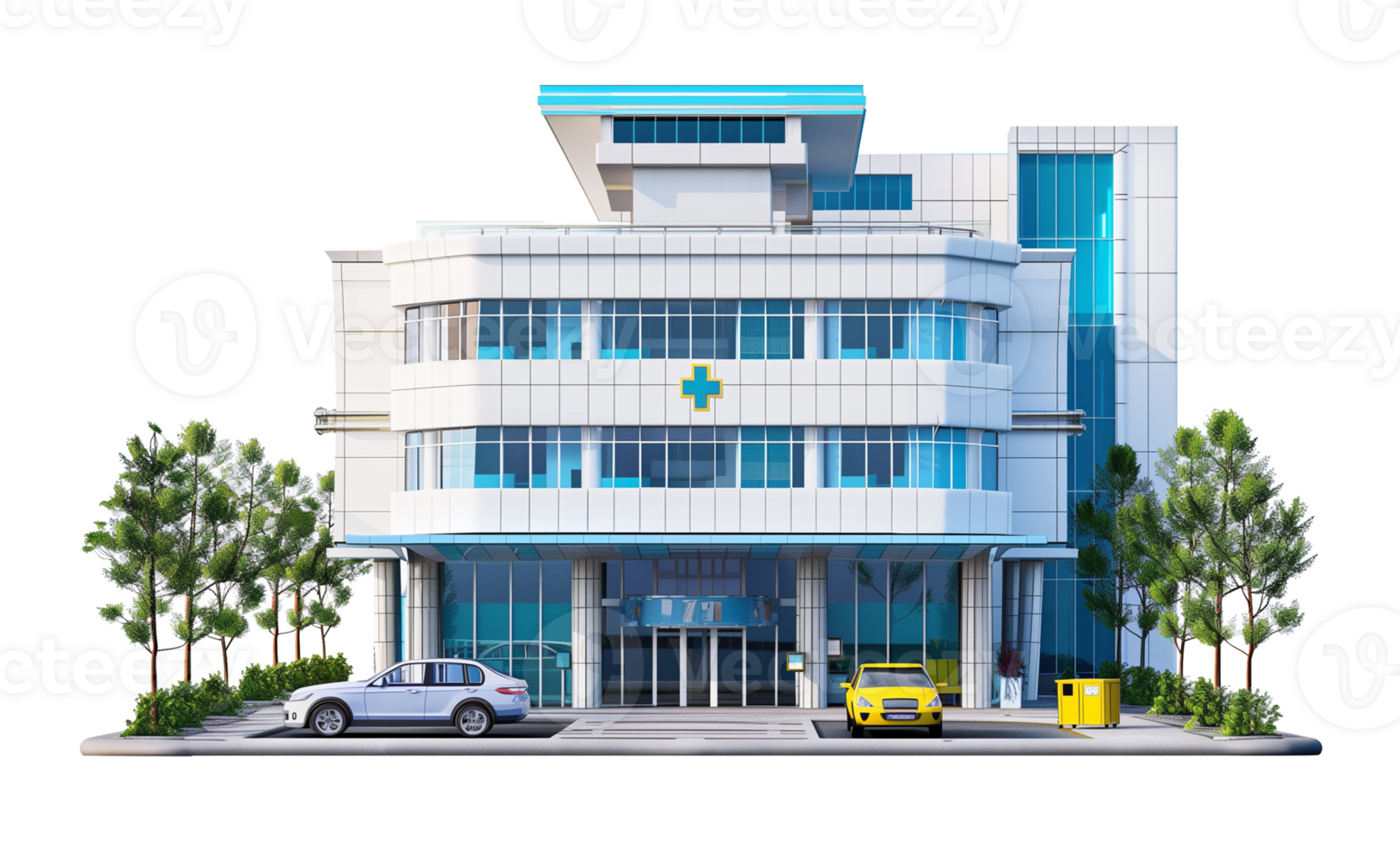 hospital aislado en transparente antecedentes png