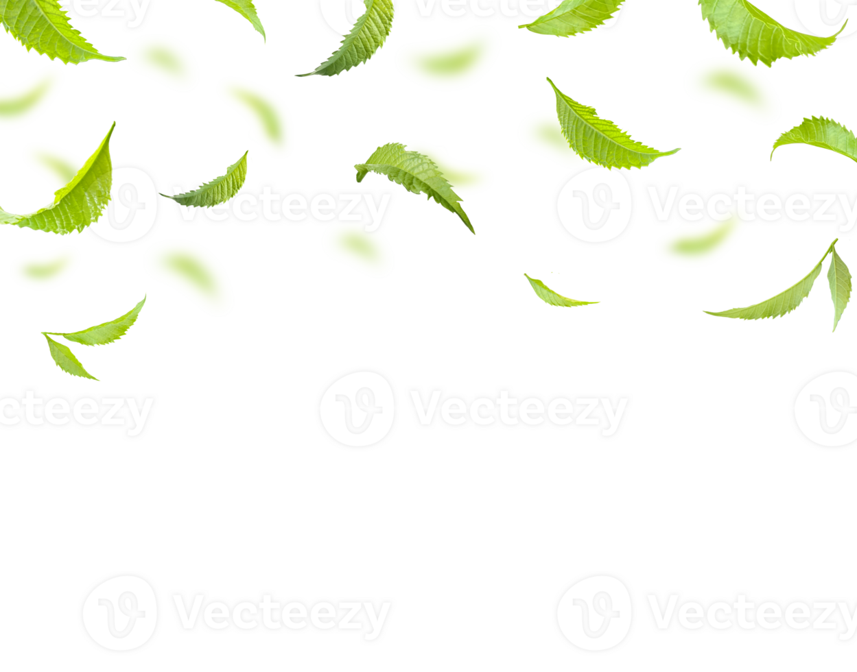 Green Floating Leaves Flying Leaves Green Leaf Dancing, Air Purifier Atmosphere Simple Main Picture png