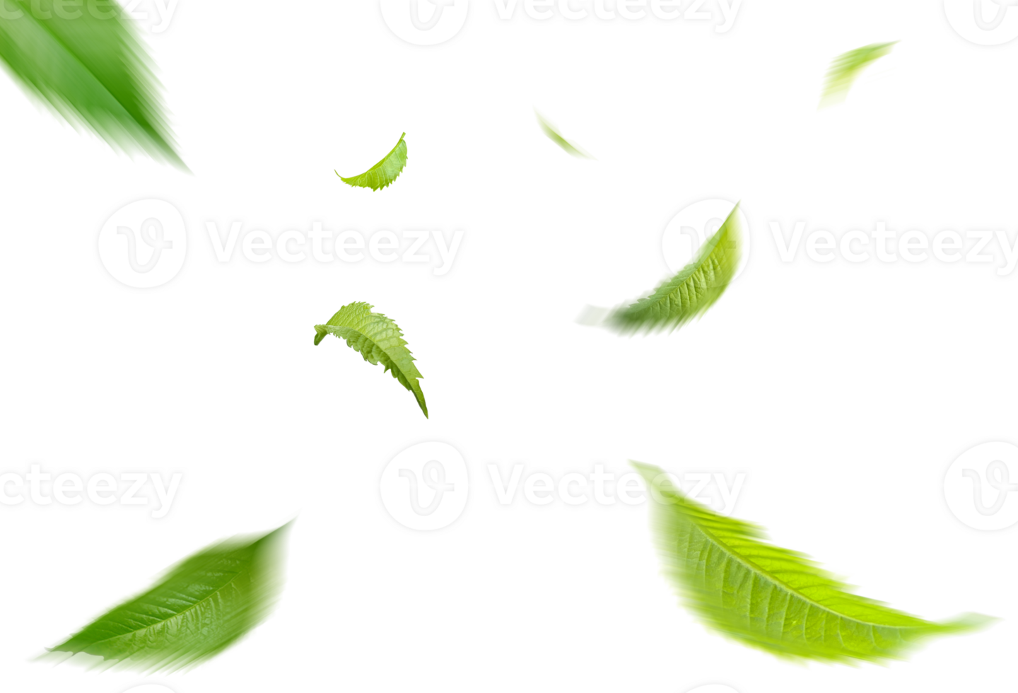 Green Floating Leaves Flying Leaves Green Leaf Dancing, Air Purifier Atmosphere Simple Main Picture png
