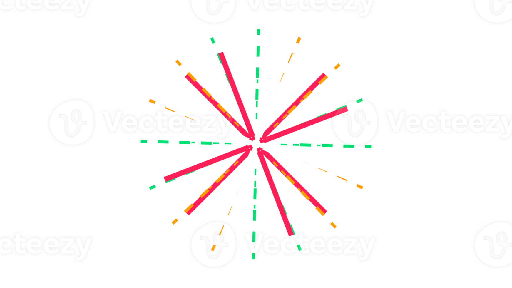 fireworks icon on transparent background png